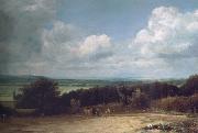 John Constable A ploughing scene in Suffolk France oil painting artist